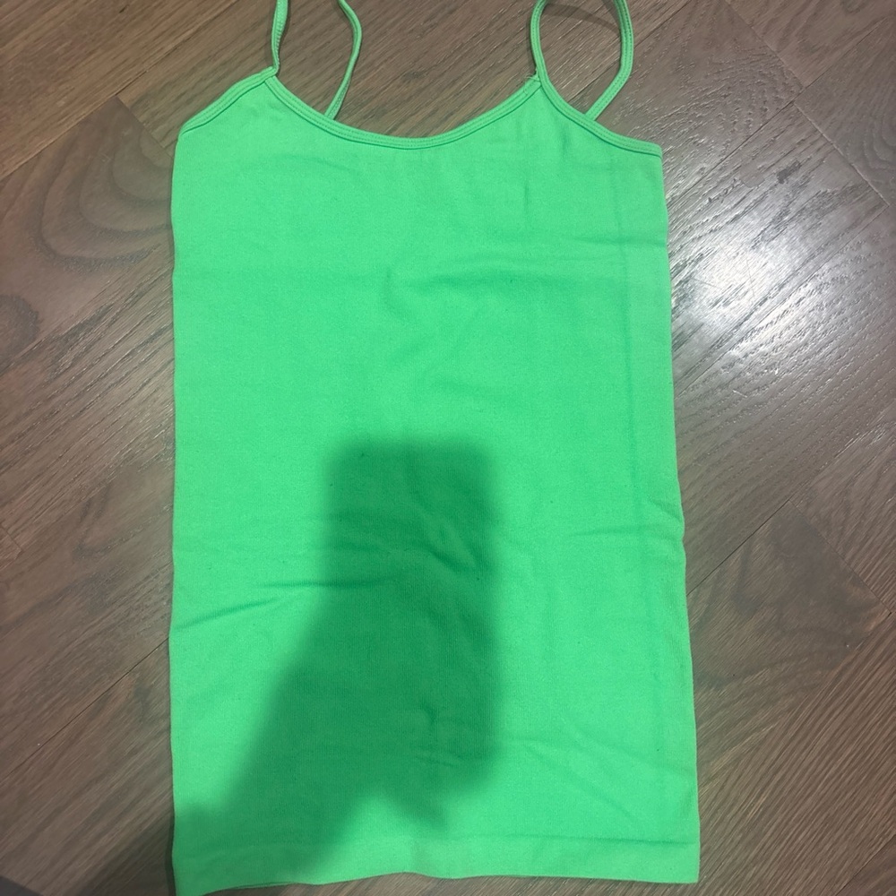 Vibrant Green Camisole Top
